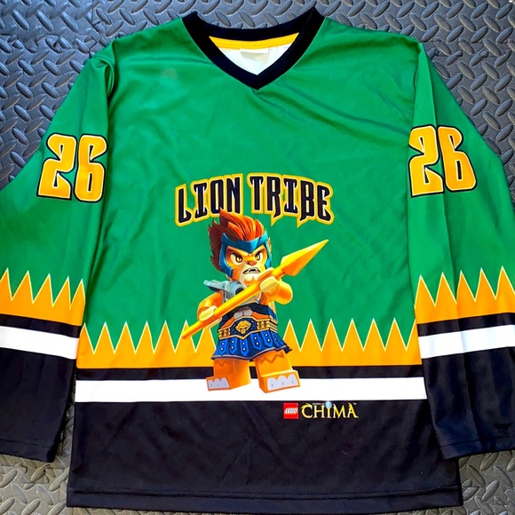 RARE Authentic Lego Chima Lennox hockey jersey XL unisex perfect for Lego fans - Picture 1 of 6